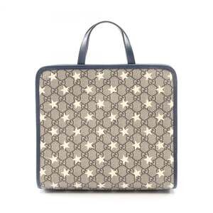 GUCCI Cream Leather Tote Bag